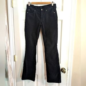 7 For All Mankind | black "Kimmie bootcut" corduroys - size 28